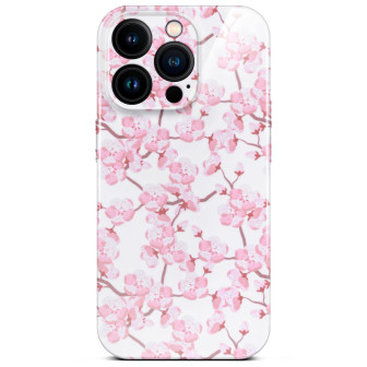 ONEFLOW Flower Cover iPhone 16 Pro Blumen Muster – Sakura Breeze ONEFLOW Flower Cover iPhone 16 Pro Blumen Muster – Sakura Breeze