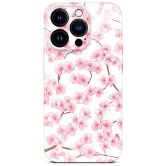 ONEFLOW Flower Cover iPhone 16 Pro Blumen Muster – Sakura Breeze ONEFLOW Flower Cover iPhone 16 Pro Blumen Muster – Sakura Breeze