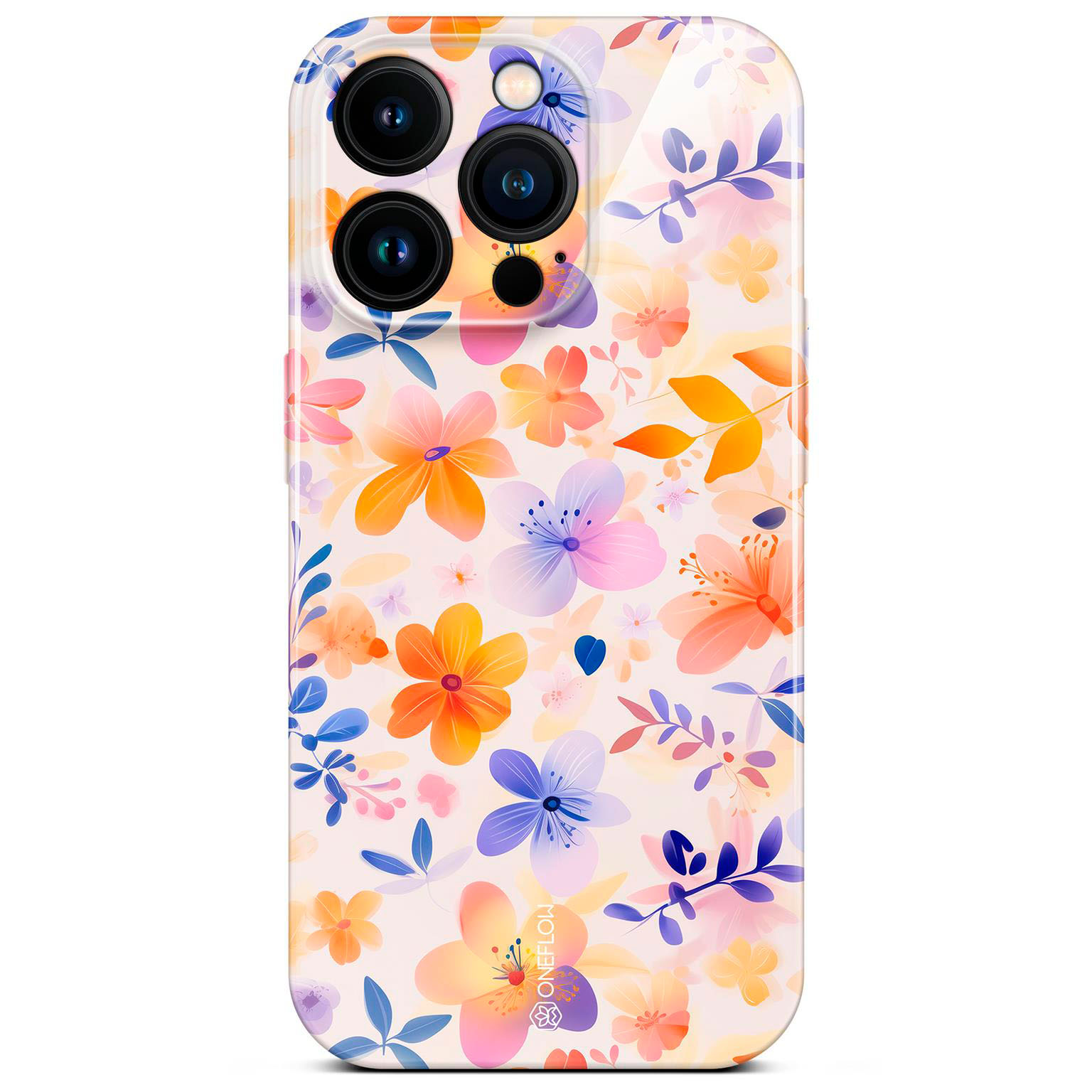 ONEFLOW Flower Cover iPhone 16 Pro Blumen Muster – Weiteres Produktbild 1 ONEFLOW Flower Cover iPhone 16 Pro Blumen Muster – Weiteres Produktbild 1