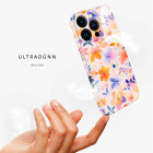 ONEFLOW Flower Cover iPhone 16 Pro Blumen Muster – Produktbild 5