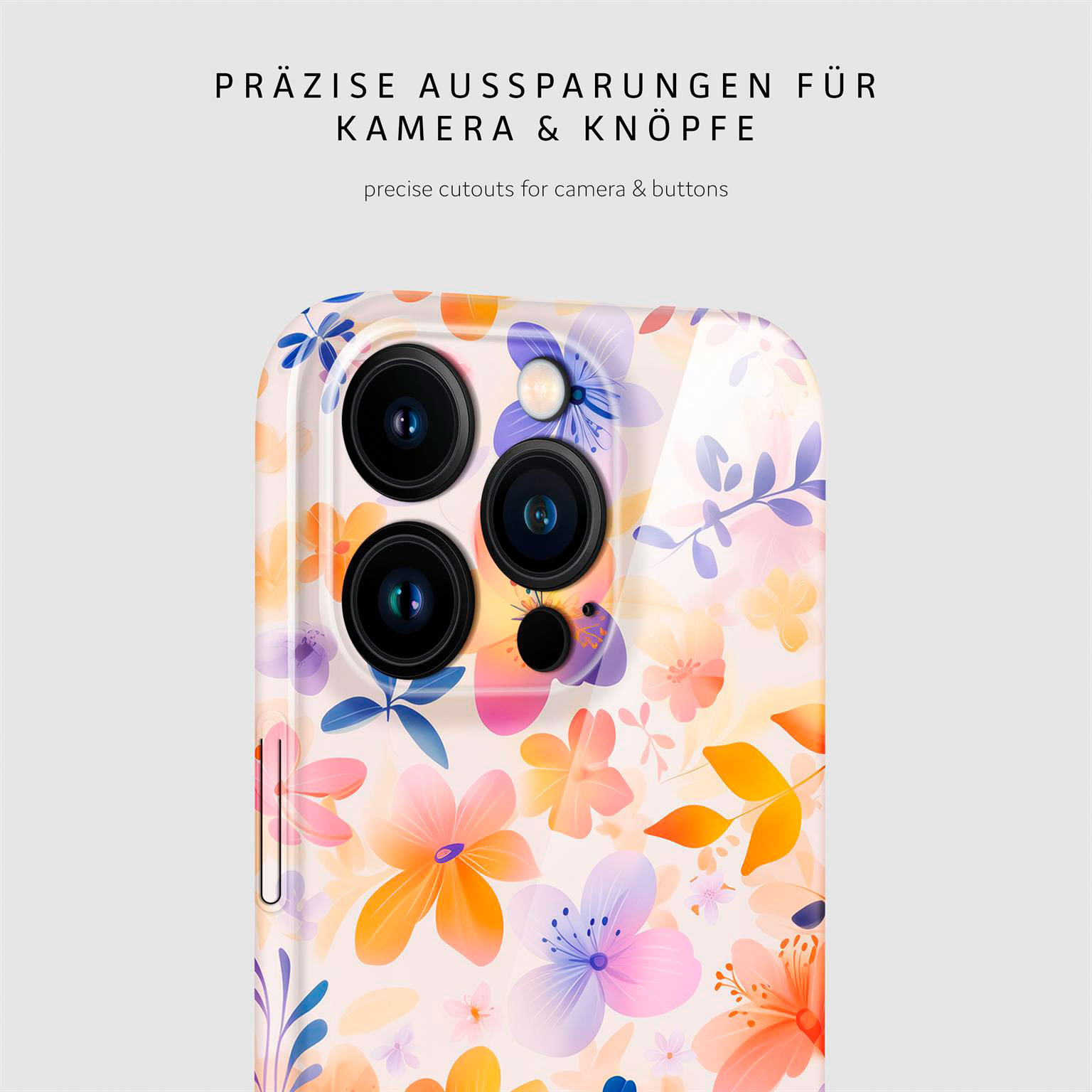 ONEFLOW Flower Cover iPhone 16 Pro Blumen Muster – Weiteres Produktbild 7 ONEFLOW Flower Cover iPhone 16 Pro Blumen Muster – Weiteres Produktbild 7