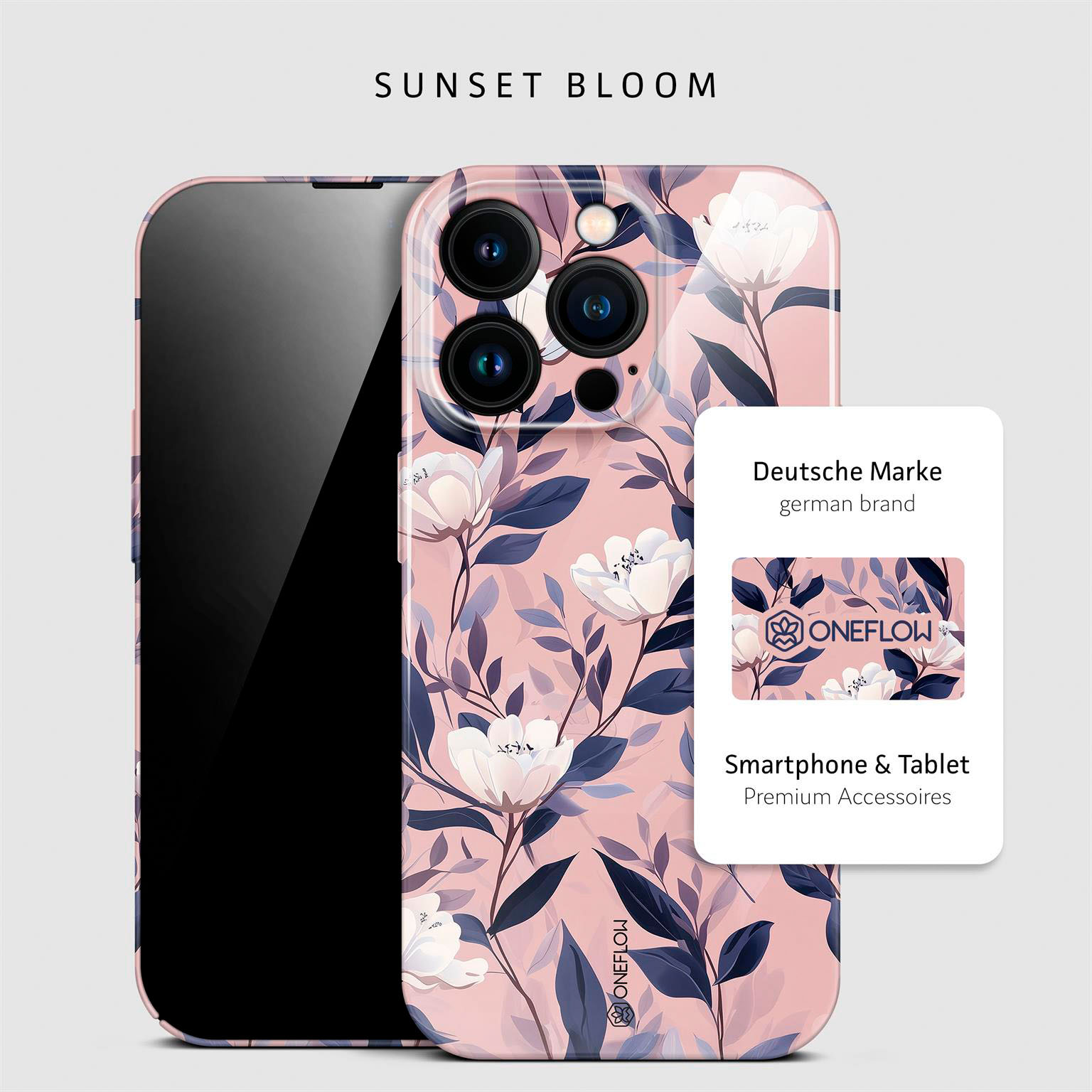 ONEFLOW Flower Cover iPhone 16 Pro Blumen Muster – Weiteres Produktbild 4 ONEFLOW Flower Cover iPhone 16 Pro Blumen Muster – Weiteres Produktbild 4