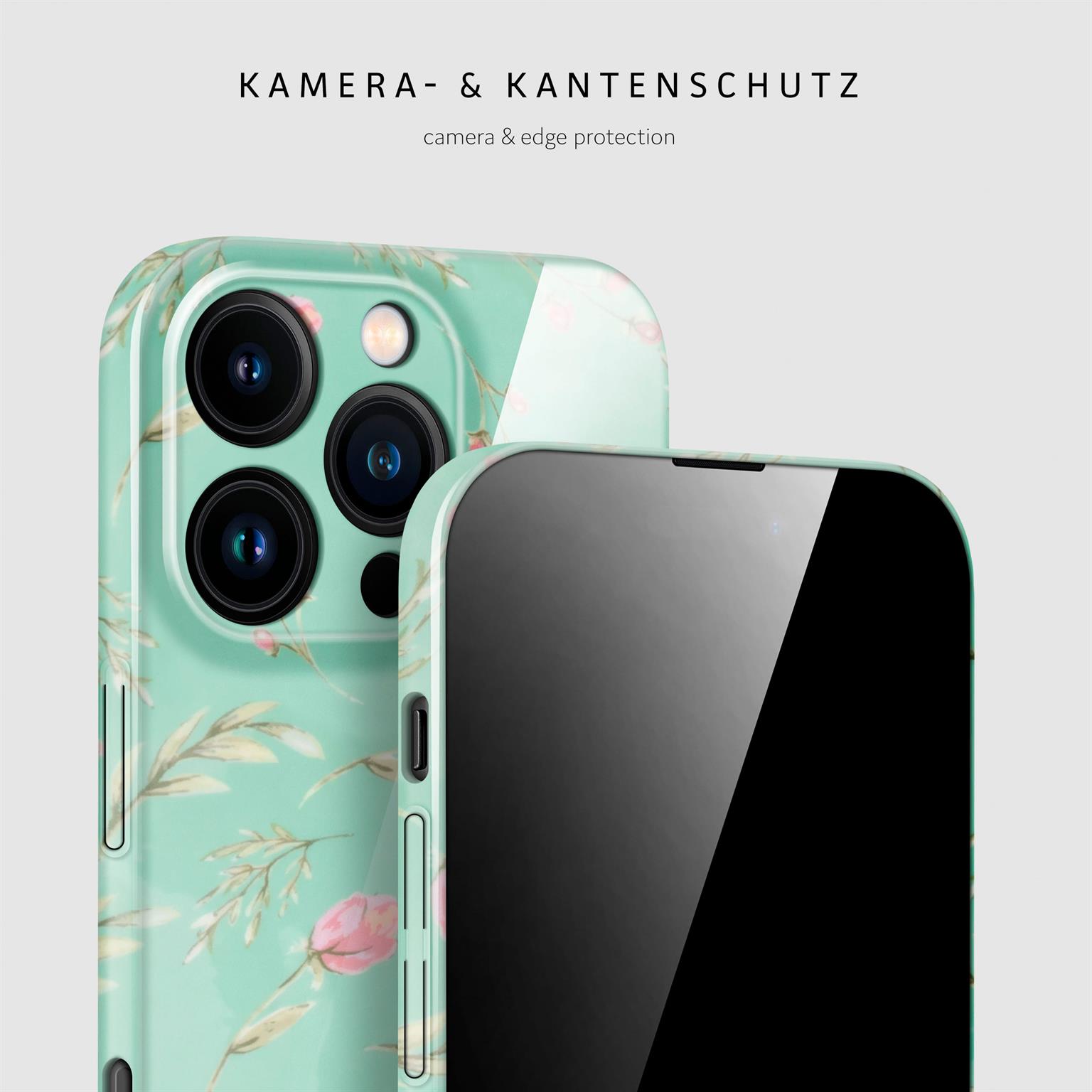 ONEFLOW Flower Cover iPhone 16 Pro Blumen Muster – Weiteres Produktbild 2 ONEFLOW Flower Cover iPhone 16 Pro Blumen Muster – Weiteres Produktbild 2