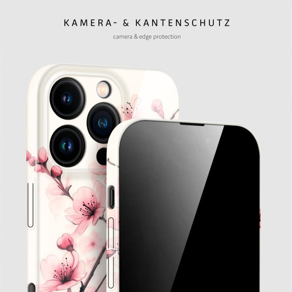 ONEFLOW Flower Cover iPhone 16 Pro Blumen Muster – Weiteres Produktbild 2