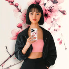 ONEFLOW Flower Cover iPhone 16 Pro Blumen Muster – Weiteres Produktbild 3