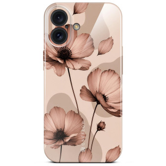 ONEFLOW ONEFLOW Flower Cover iPhone 16 Blumen Muster – Café Couture