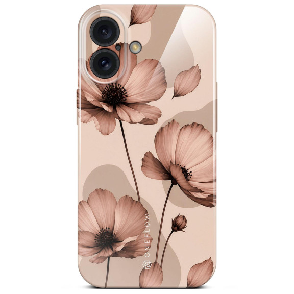 ONEFLOW Flower Cover iPhone 16 Blumen Muster – Weiteres Produktbild 1
