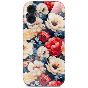 ONEFLOW Flower Cover iPhone 16 Blumen Muster – Mystic Flora ONEFLOW Flower Cover iPhone 16 Blumen Muster – Mystic Flora