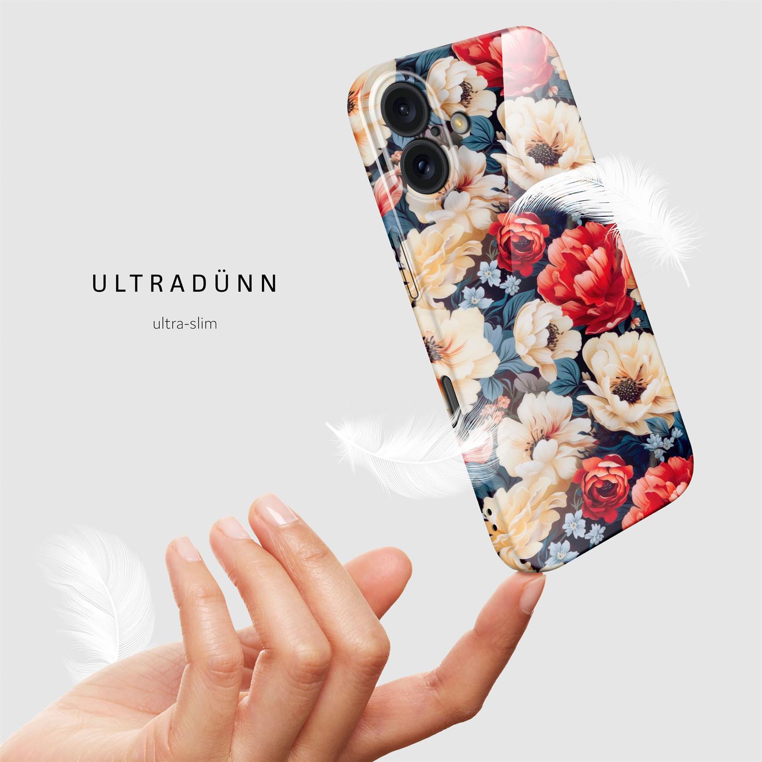 ONEFLOW Flower Cover iPhone 16 Blumen Muster – Weiteres Produktbild 5 ONEFLOW Flower Cover iPhone 16 Blumen Muster – Weiteres Produktbild 5