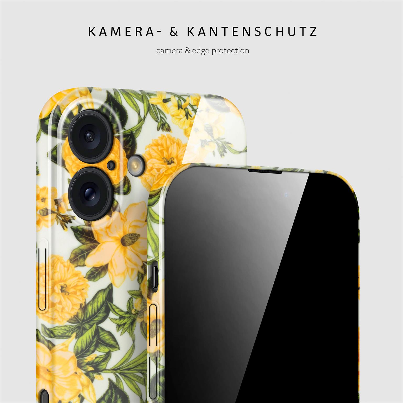 ONEFLOW Flower Cover iPhone 16 Blumen Muster – Weiteres Produktbild 1