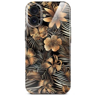 ONEFLOW Flower Cover iPhone 16 Blumen Muster – Exotic Glow ONEFLOW Flower Cover iPhone 16 Blumen Muster – Exotic Glow