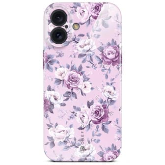 ONEFLOW Flower Cover iPhone 16 Blumen Muster – Lavender Dream ONEFLOW Flower Cover iPhone 16 Blumen Muster – Lavender Dream