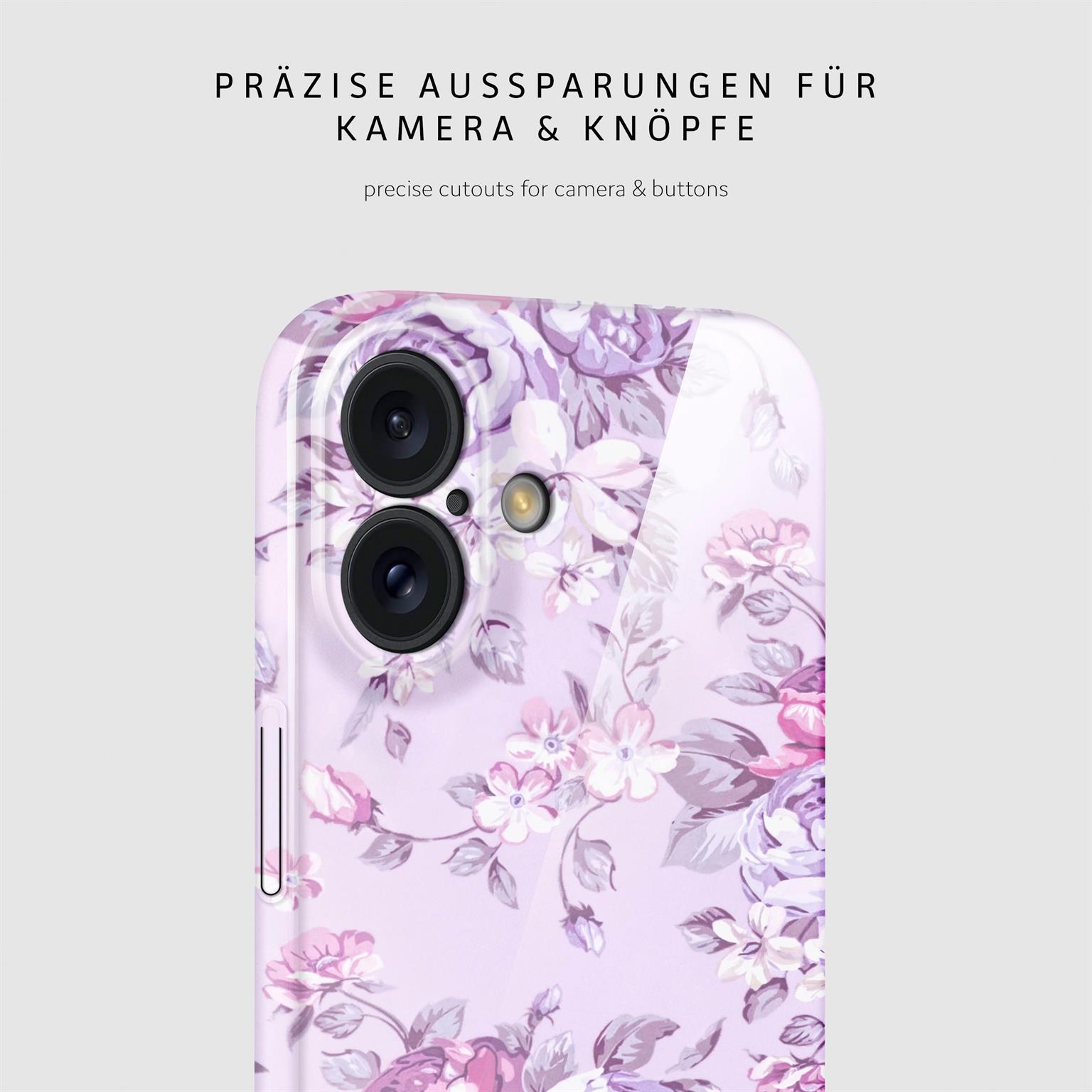 ONEFLOW Flower Cover iPhone 16 Blumen Muster – Weiteres Produktbild 7 ONEFLOW Flower Cover iPhone 16 Blumen Muster – Weiteres Produktbild 7