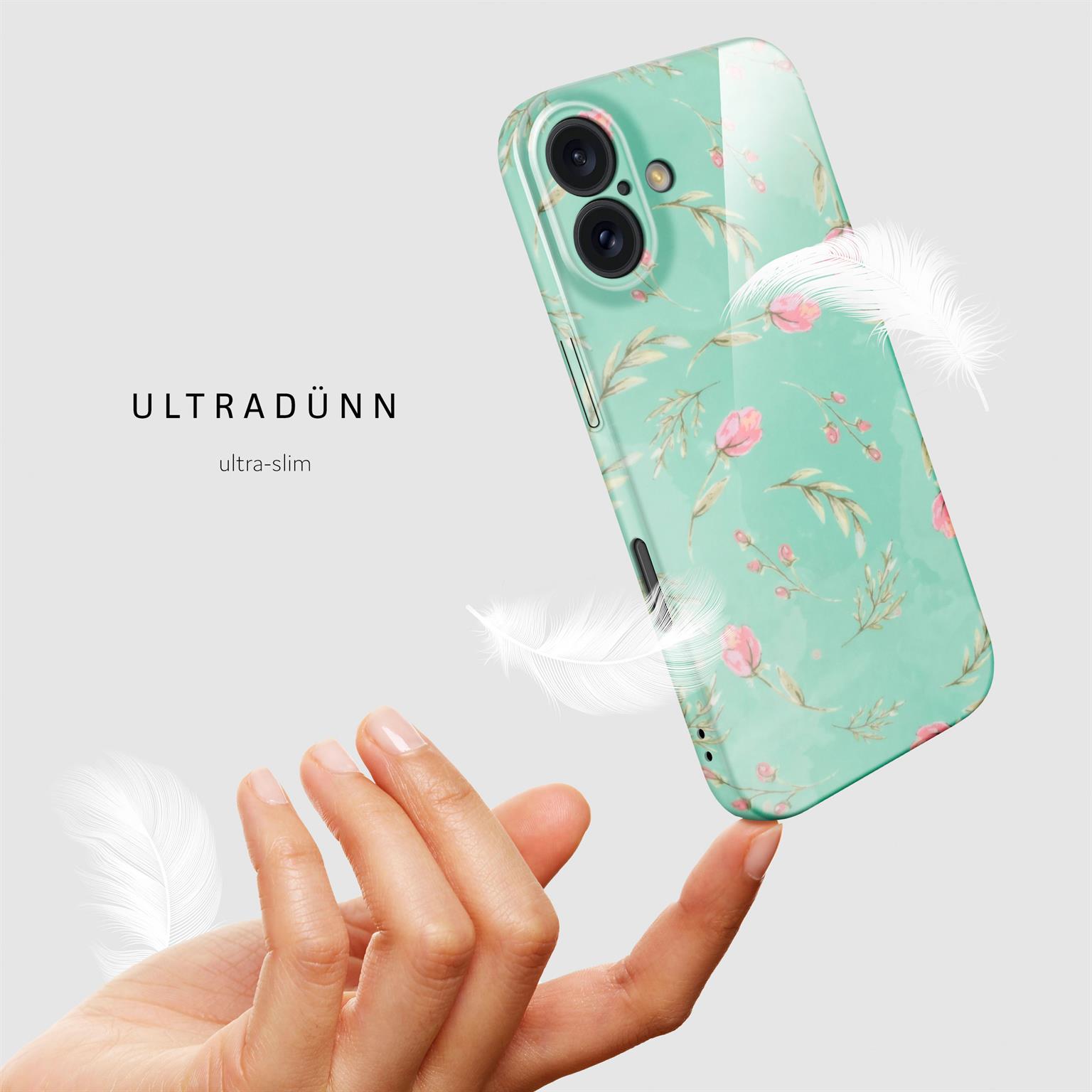 ONEFLOW Flower Cover iPhone 16 Blumen Muster – Weiteres Produktbild 5 ONEFLOW Flower Cover iPhone 16 Blumen Muster – Weiteres Produktbild 5