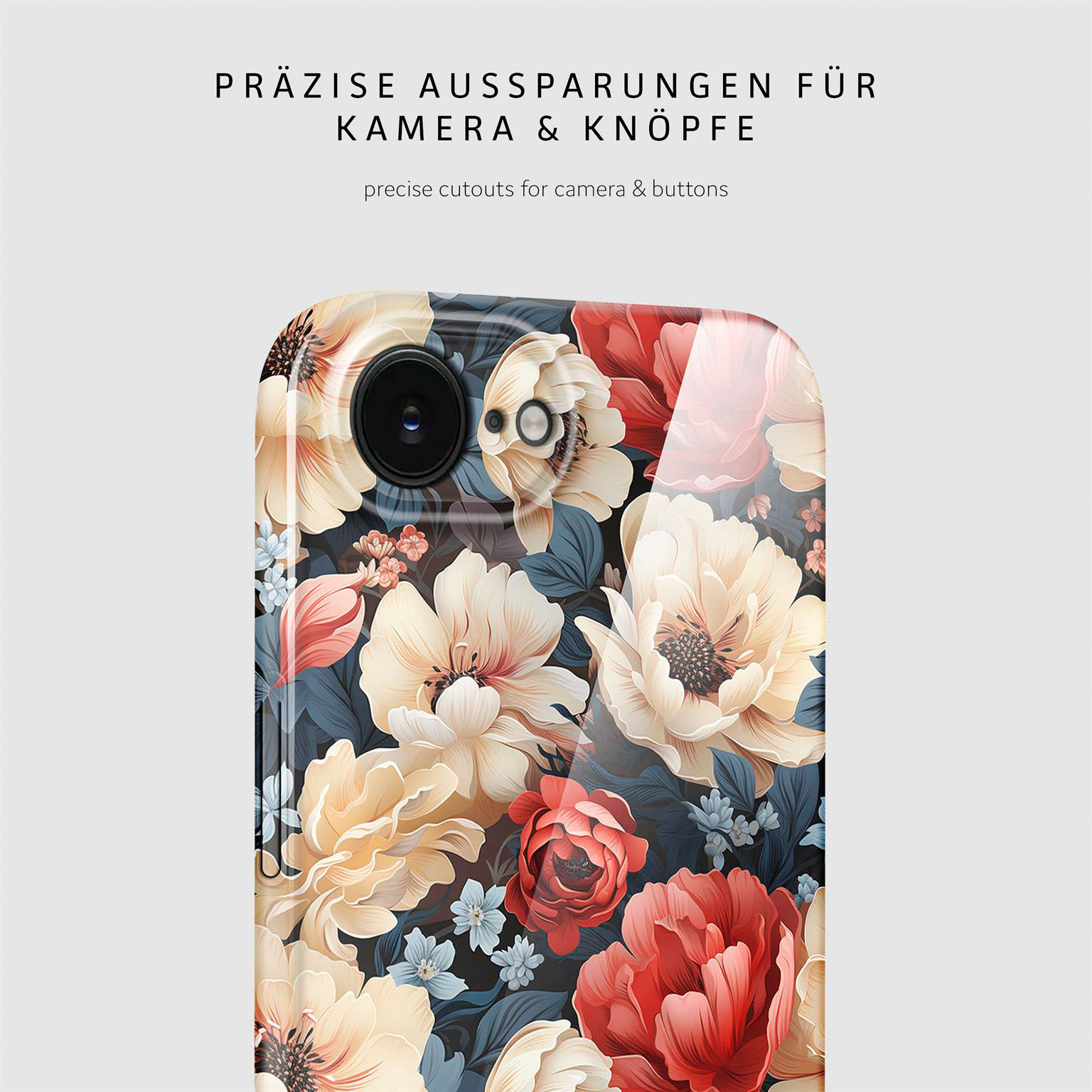 ONEFLOW Flower Cover iPhone 16e Blumen Muster – Weiteres Produktbild 7 ONEFLOW Flower Cover iPhone 16e Blumen Muster – Weiteres Produktbild 7