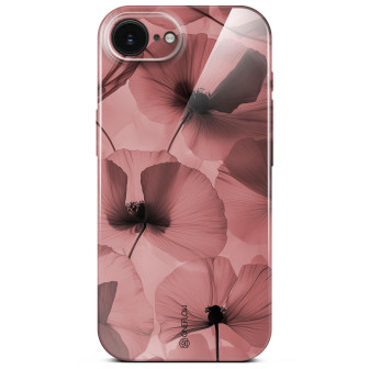 ONEFLOW Flower Cover iPhone 16e Blumen Muster – Crimson Whisper ONEFLOW Flower Cover iPhone 16e Blumen Muster – Crimson Whisper