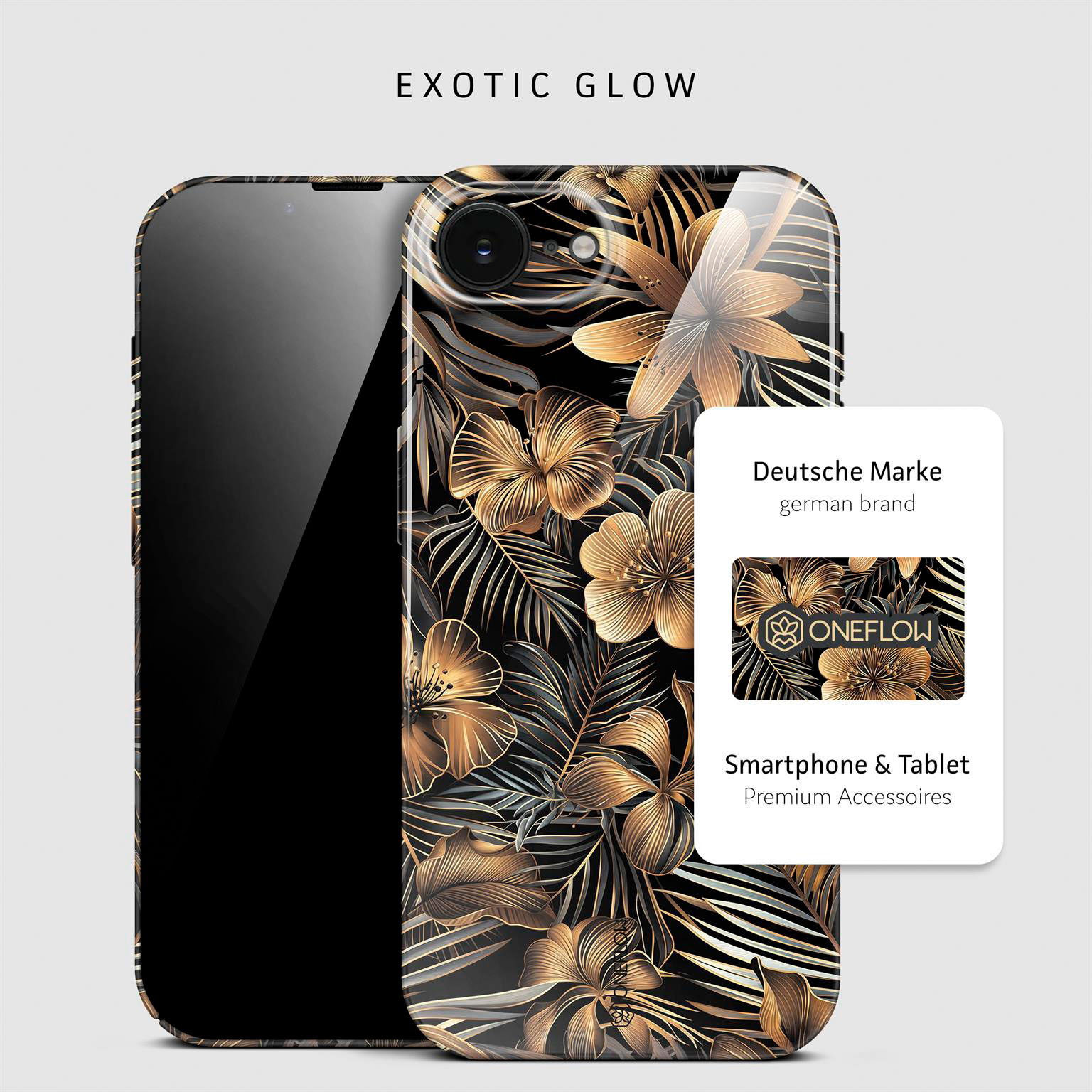 ONEFLOW Flower Cover iPhone 16e Blumen Muster – Weiteres Produktbild 3