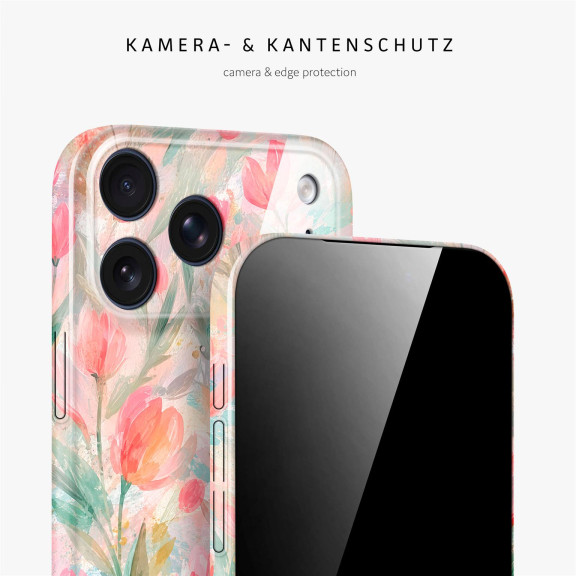 ONEFLOW Flower Cover iPhone 17 Pro Max Blumen Muster – Weiteres Produktbild 2
