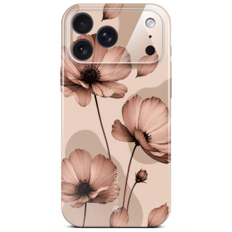 ONEFLOW Flower Cover iPhone 17 Pro Max Blumen Muster – Café Couture