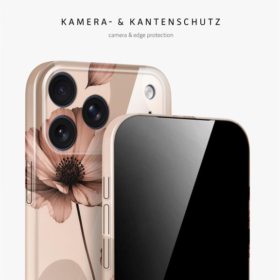 ONEFLOW Flower Cover iPhone 17 Pro Max Blumen Muster – Weiteres Produktbild 2