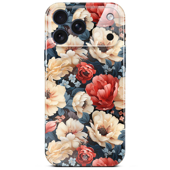 ONEFLOW Flower Cover iPhone 17 Pro Max Blumen Muster – Weiteres Produktbild 1