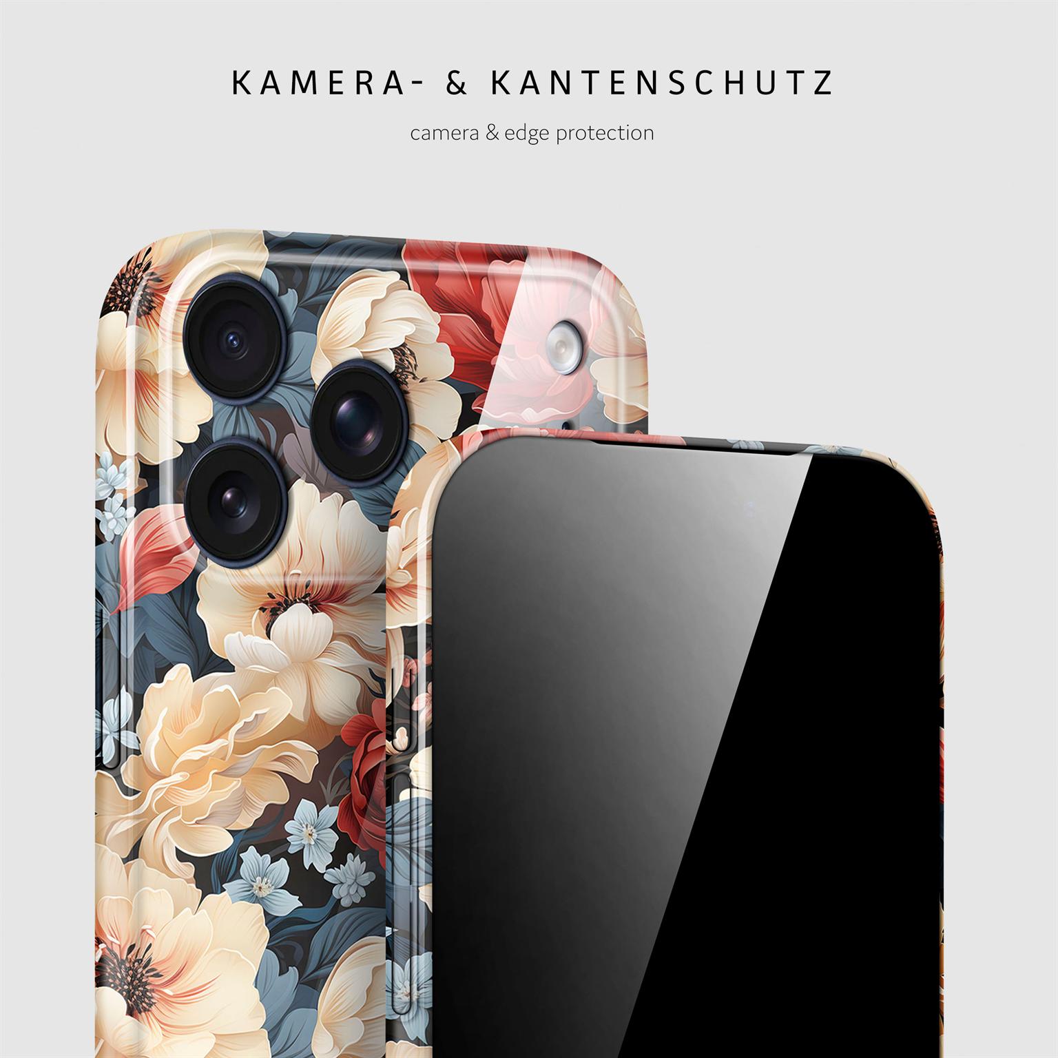 ONEFLOW Flower Cover iPhone 17 Pro Max Blumen Muster – Weiteres Produktbild 1