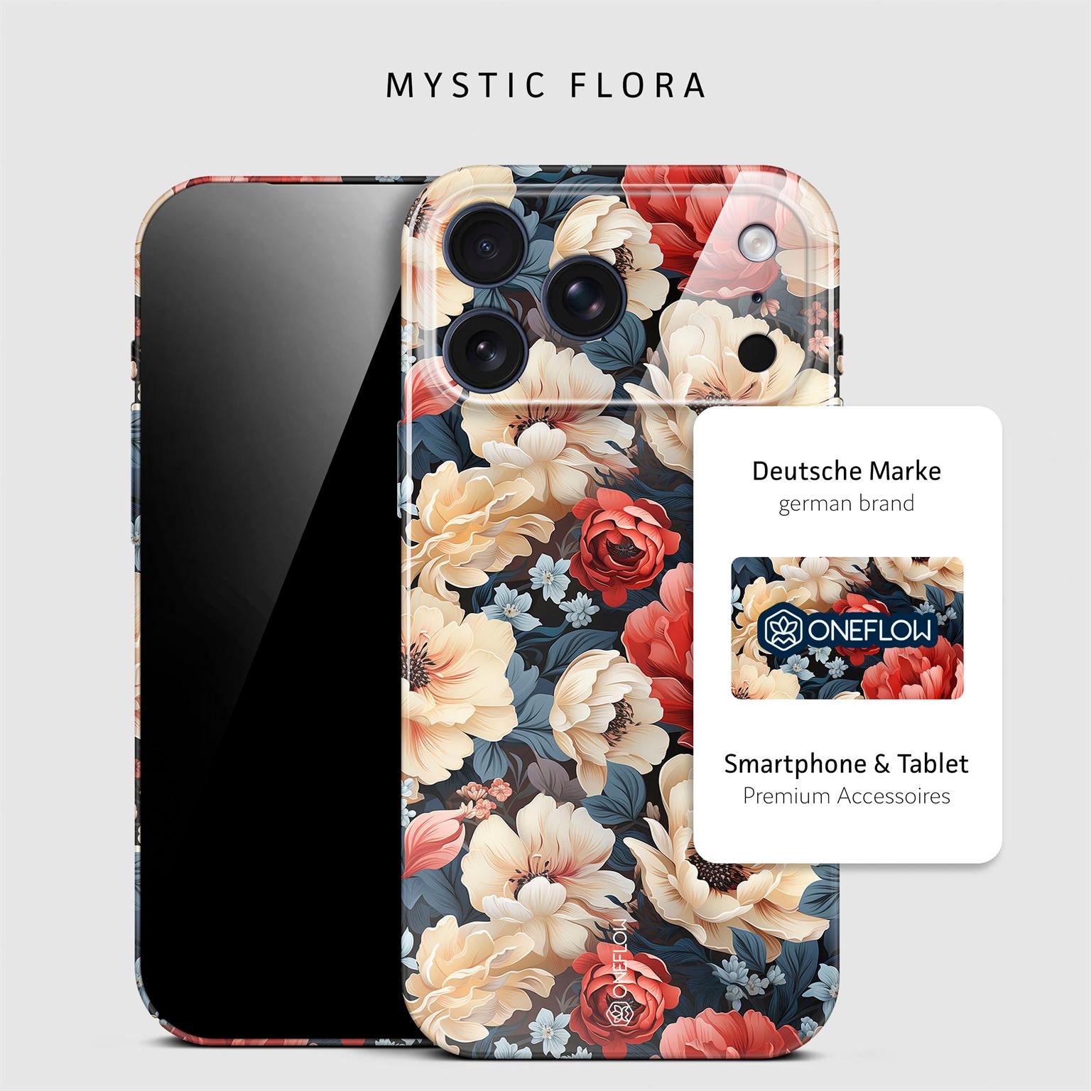 ONEFLOW Flower Cover iPhone 17 Pro Max Blumen Muster – Weiteres Produktbild 3