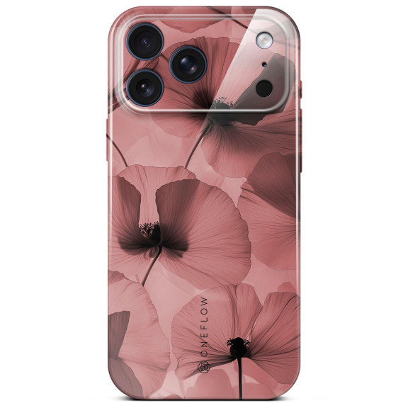 ONEFLOW Flower Cover iPhone 17 Pro Max Blumen Muster – Weiteres Produktbild 1