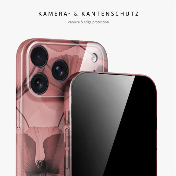 ONEFLOW Flower Cover iPhone 17 Pro Max Blumen Muster – Weiteres Produktbild 2