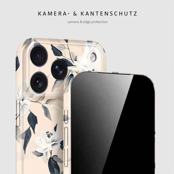 ONEFLOW Flower Cover iPhone 17 Pro Max Blumen Muster – Weiteres Produktbild 2