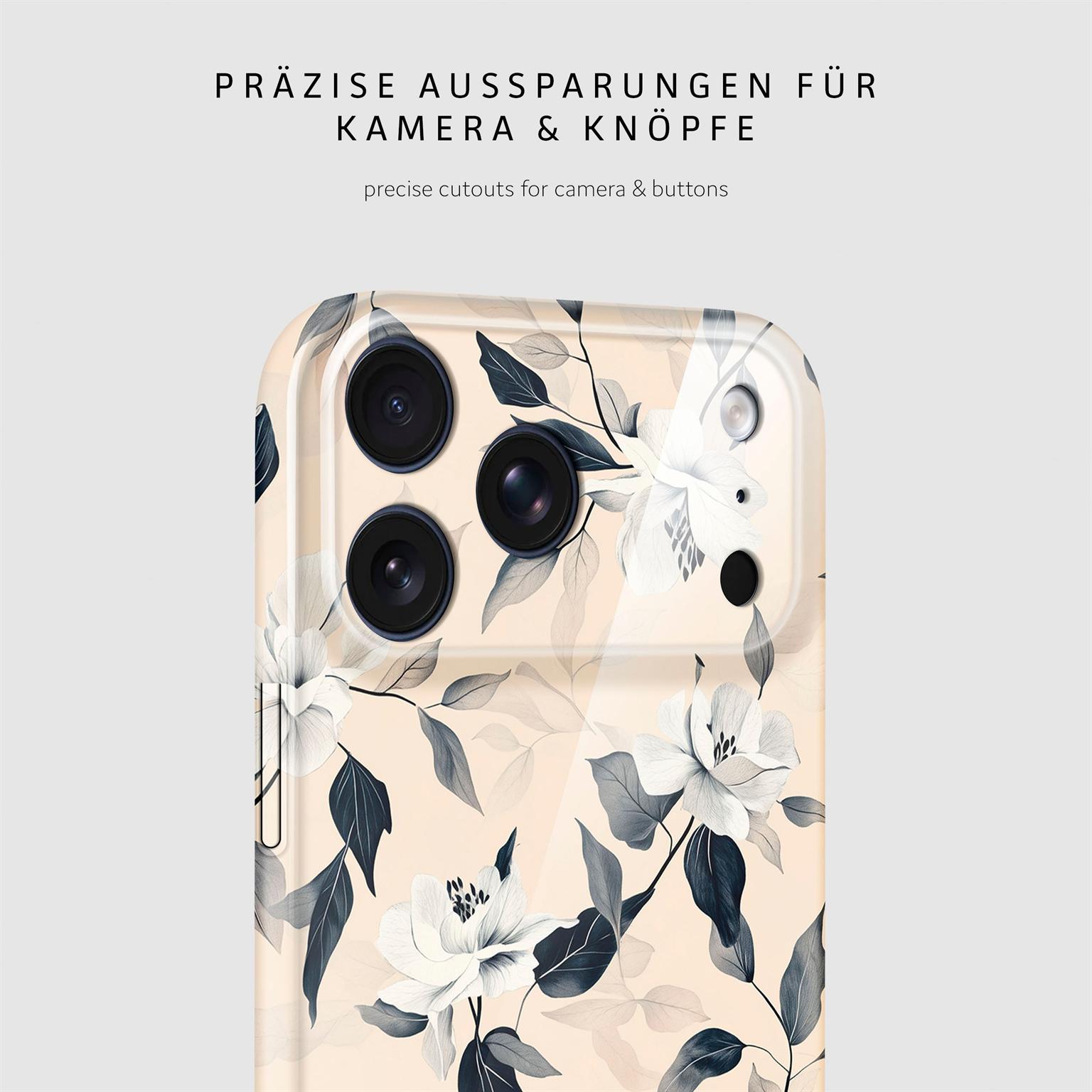 ONEFLOW Flower Cover iPhone 17 Pro Max Blumen Muster – Weiteres Produktbild 7 ONEFLOW Flower Cover iPhone 17 Pro Max Blumen Muster – Weiteres Produktbild 7