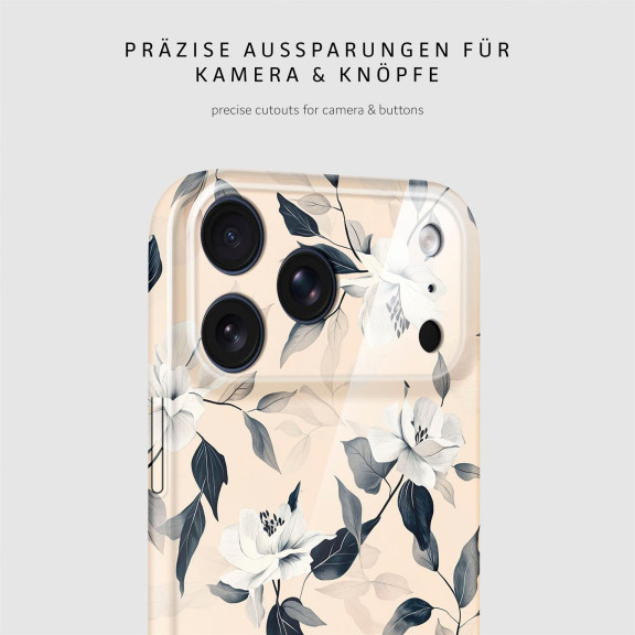ONEFLOW Flower Cover iPhone 17 Pro Max Blumen Muster – Weiteres Produktbild 7