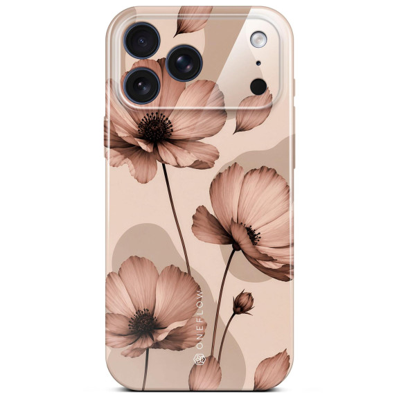 ONEFLOW Flower Cover iPhone 17 Pro Blumen Muster – Weiteres Produktbild 1