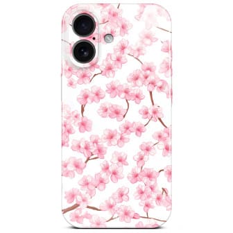 ONEFLOW Flower Cover iPhone 17 Blumen Muster – Sakura Breeze ONEFLOW Flower Cover iPhone 17 Blumen Muster – Sakura Breeze