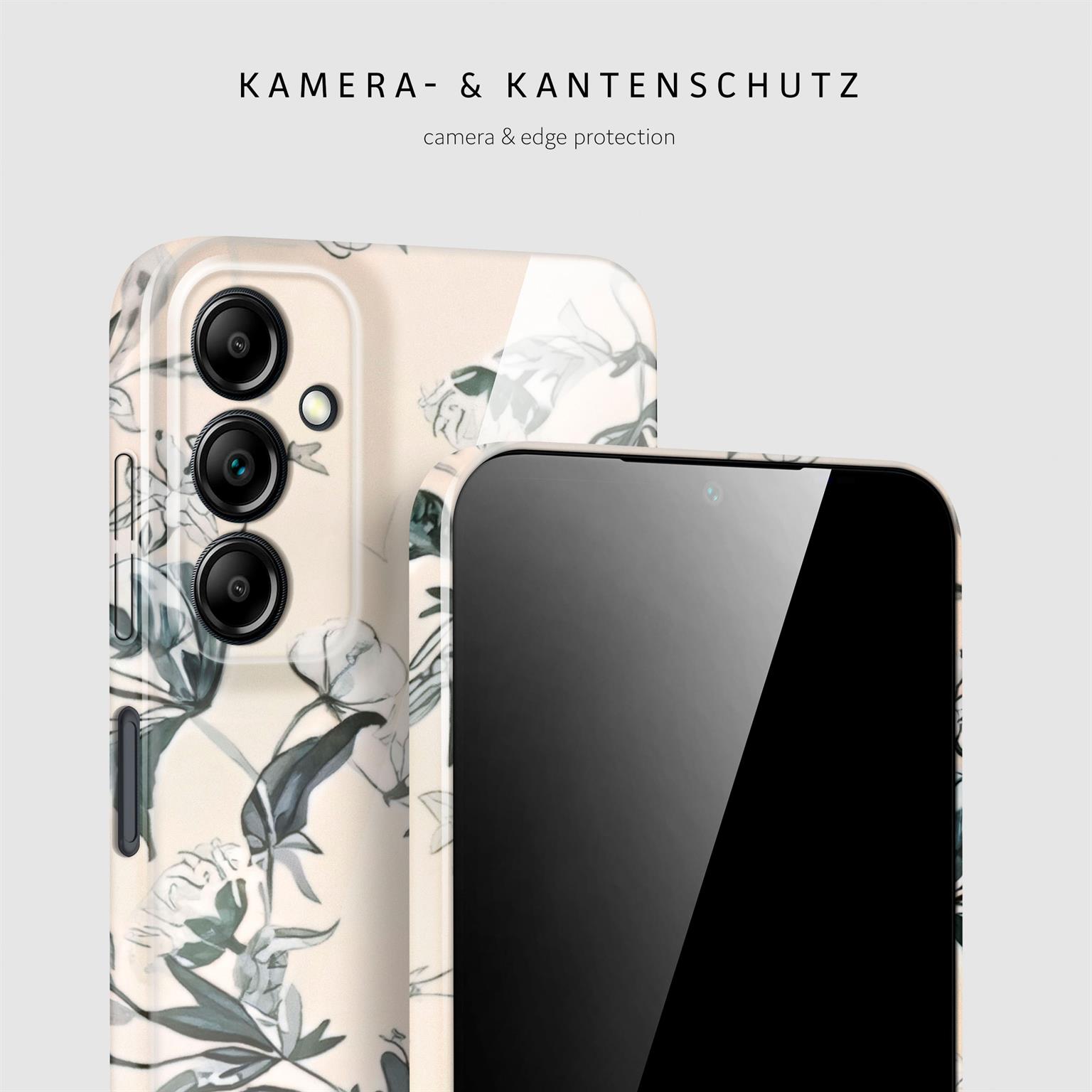 ONEFLOW Flower Cover Samsung Galaxy A14 (4G) Blumen Muster – Weiteres Produktbild 1