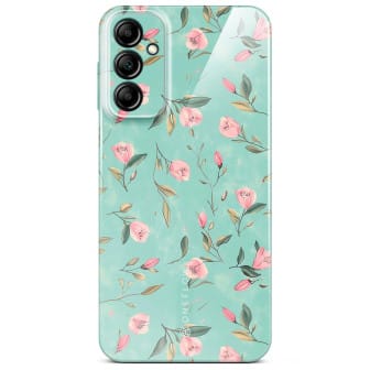 ONEFLOW Flower Cover Samsung Galaxy A14 (4G) Blumen Muster – Mint Blossom ONEFLOW Flower Cover Samsung Galaxy A14 (4G) Blumen Muster – Mint Blossom