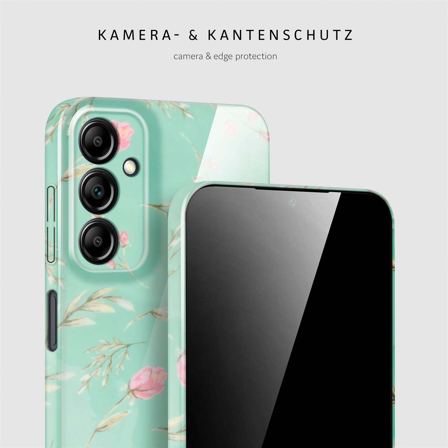 ONEFLOW Flower Cover Samsung Galaxy A14 (4G) Blumen Muster – Weiteres Produktbild 2 ONEFLOW Flower Cover Samsung Galaxy A14 (4G) Blumen Muster – Weiteres Produktbild 2