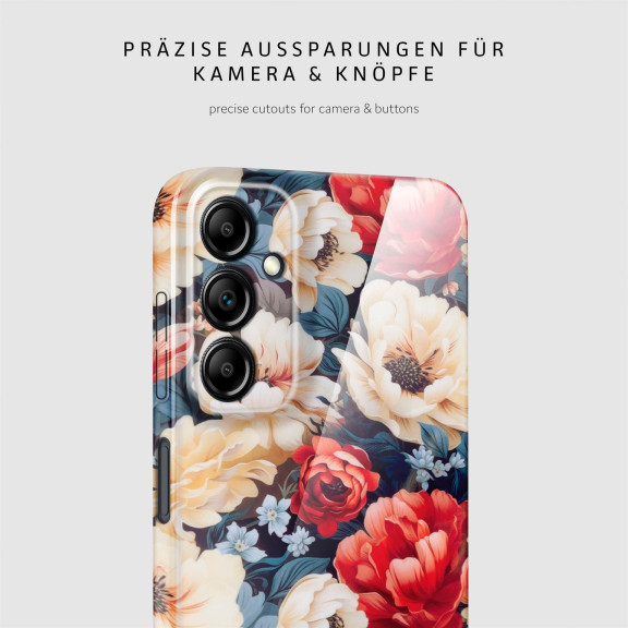 ONEFLOW Flower Cover Samsung Galaxy A14 5G Blumen Muster – Weiteres Produktbild 7