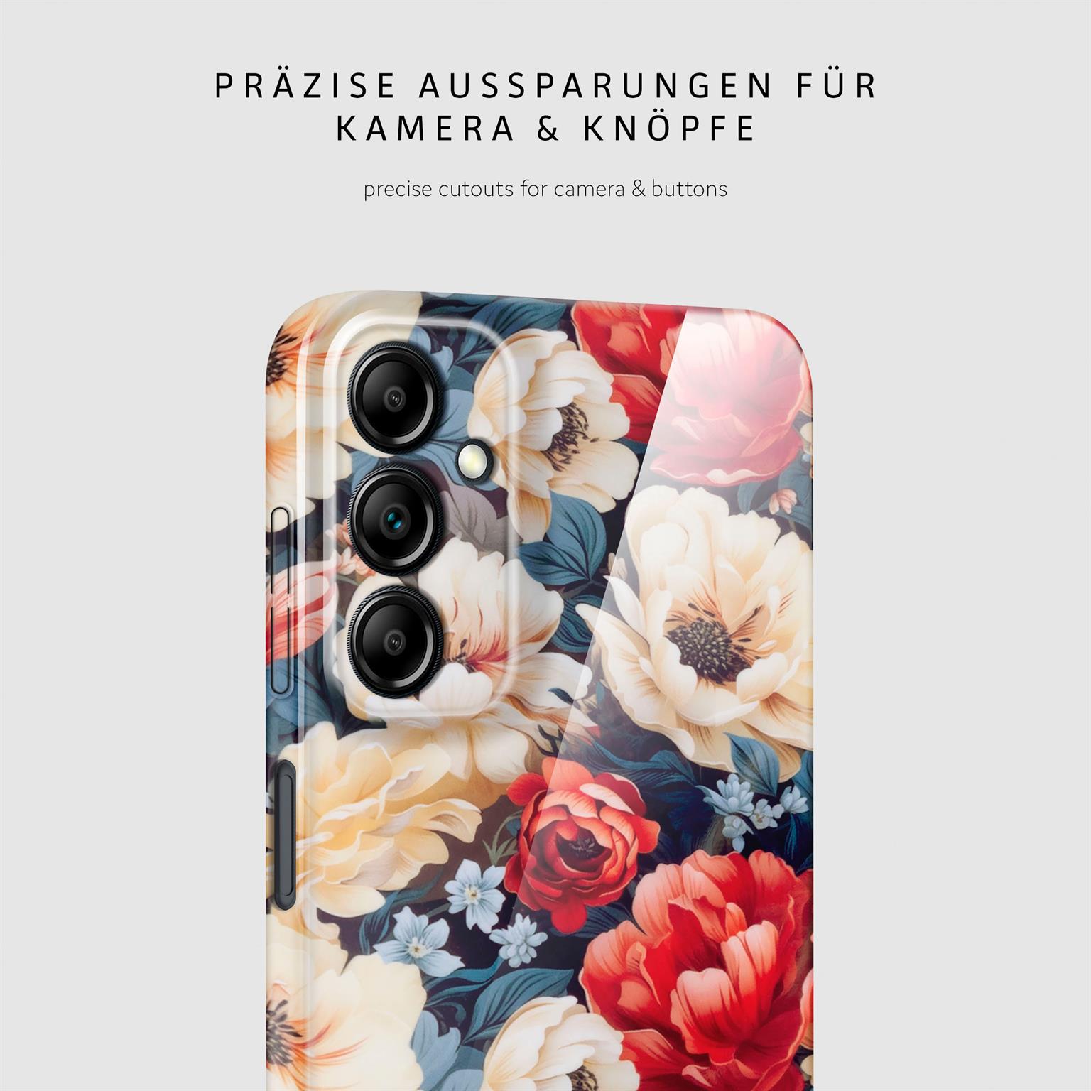 ONEFLOW Flower Cover Samsung Galaxy A14 5G Blumen Muster – Weiteres Produktbild 6