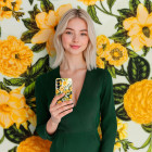ONEFLOW Flower Cover Samsung Galaxy A14 5G Blumen Muster – Weiteres Produktbild 3