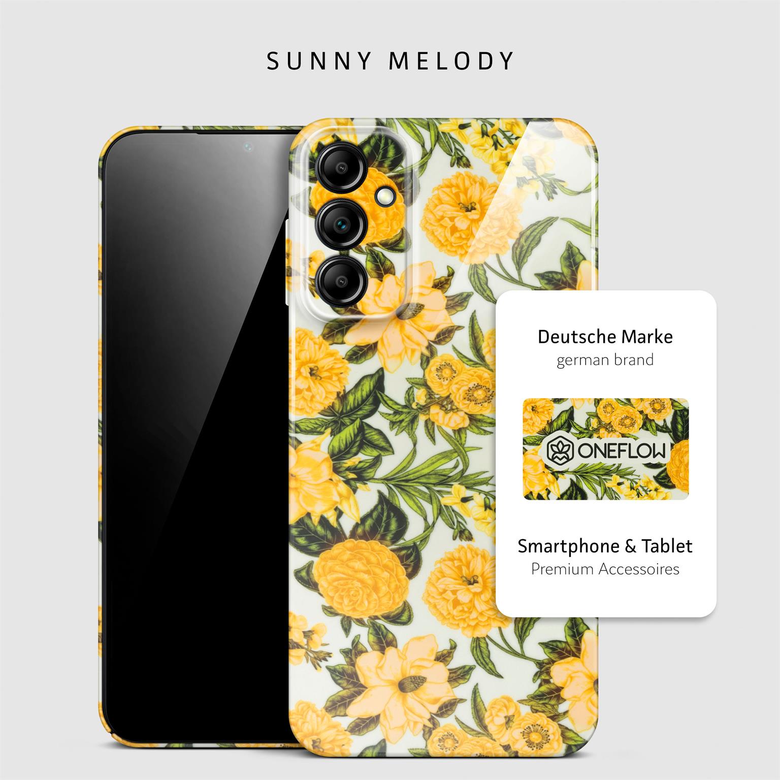 ONEFLOW Flower Cover Samsung Galaxy A14 5G Blumen Muster – Weiteres Produktbild 3