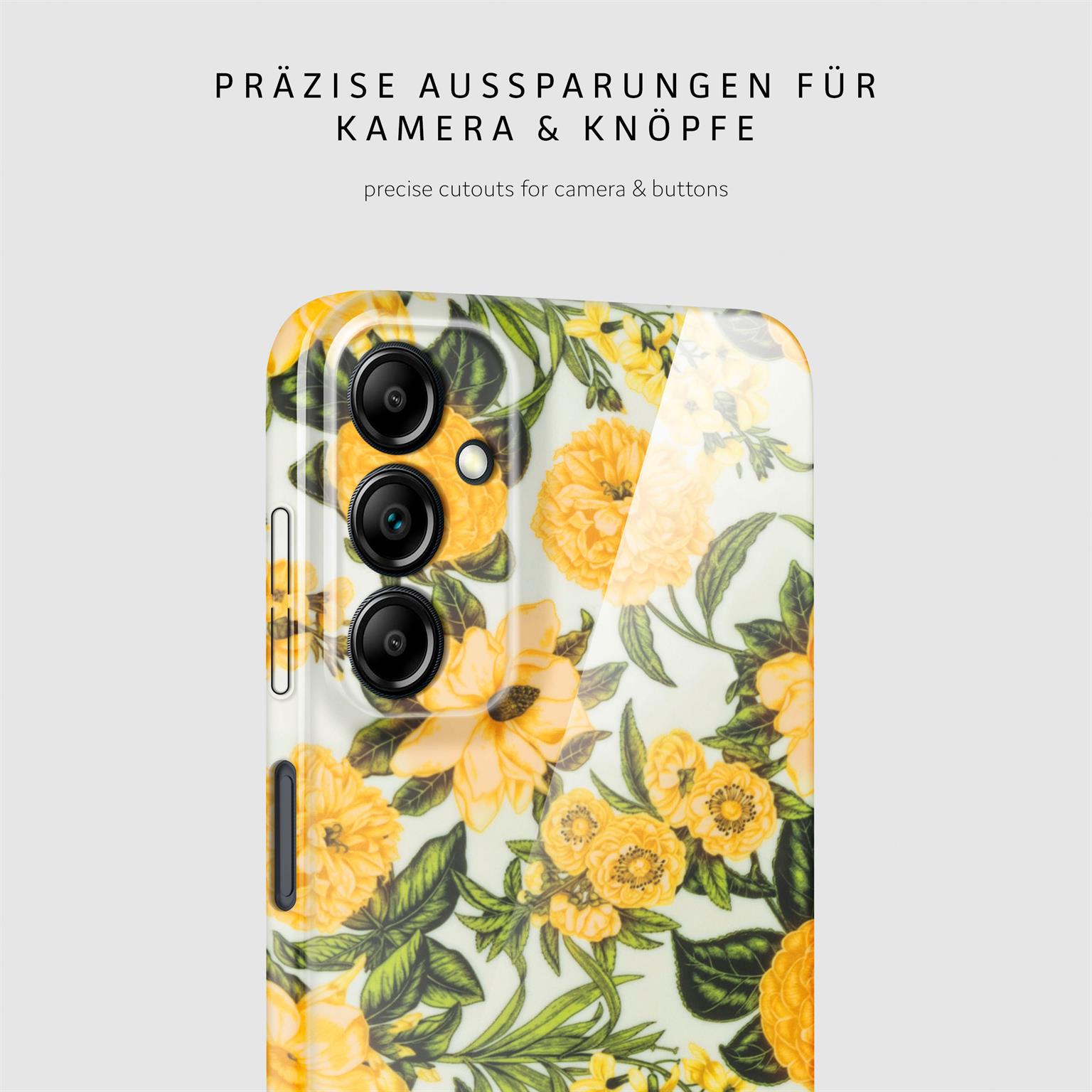 ONEFLOW Flower Cover Samsung Galaxy A14 5G Blumen Muster – Weiteres Produktbild 6