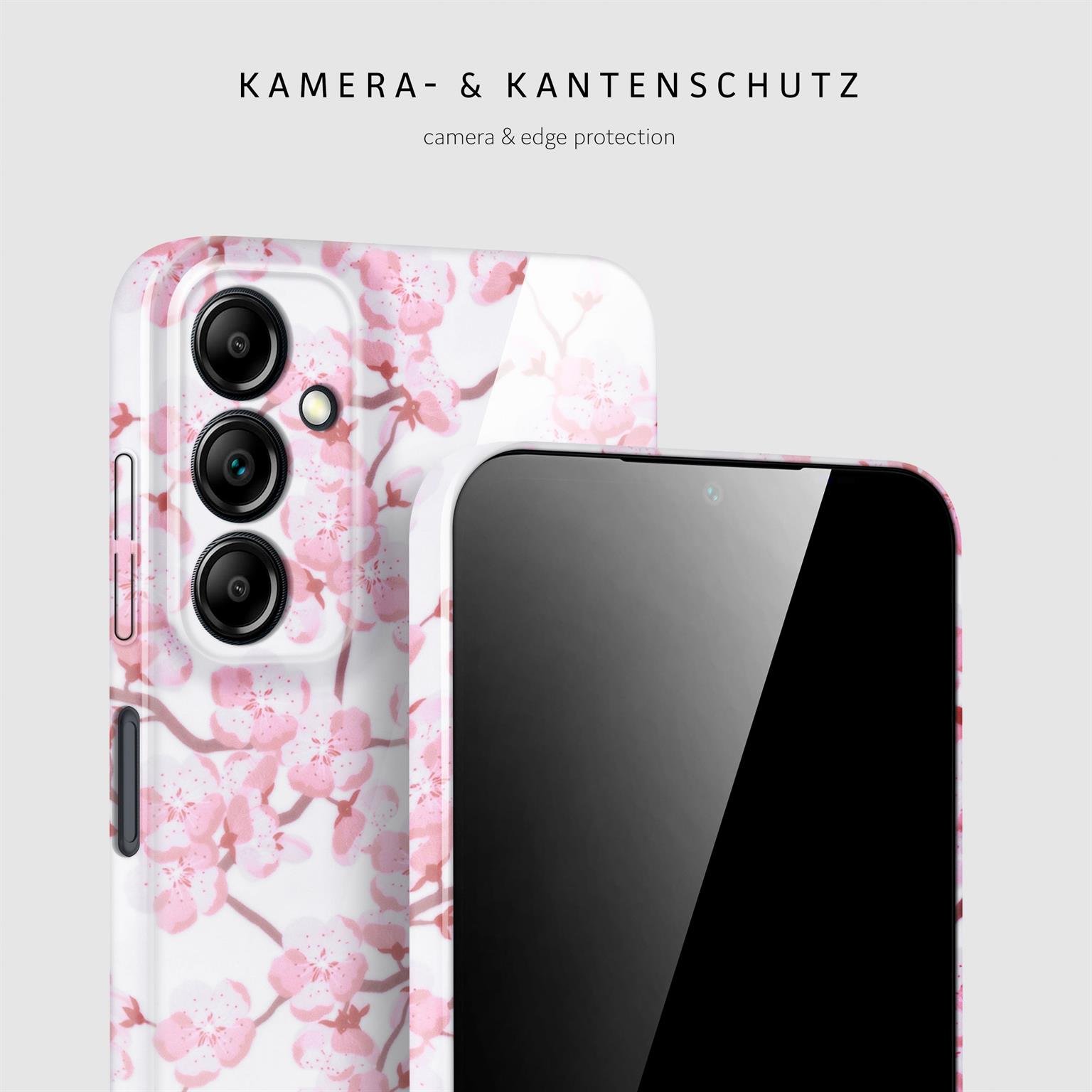 ONEFLOW Flower Cover Samsung Galaxy A14 5G Blumen Muster – Weiteres Produktbild 1