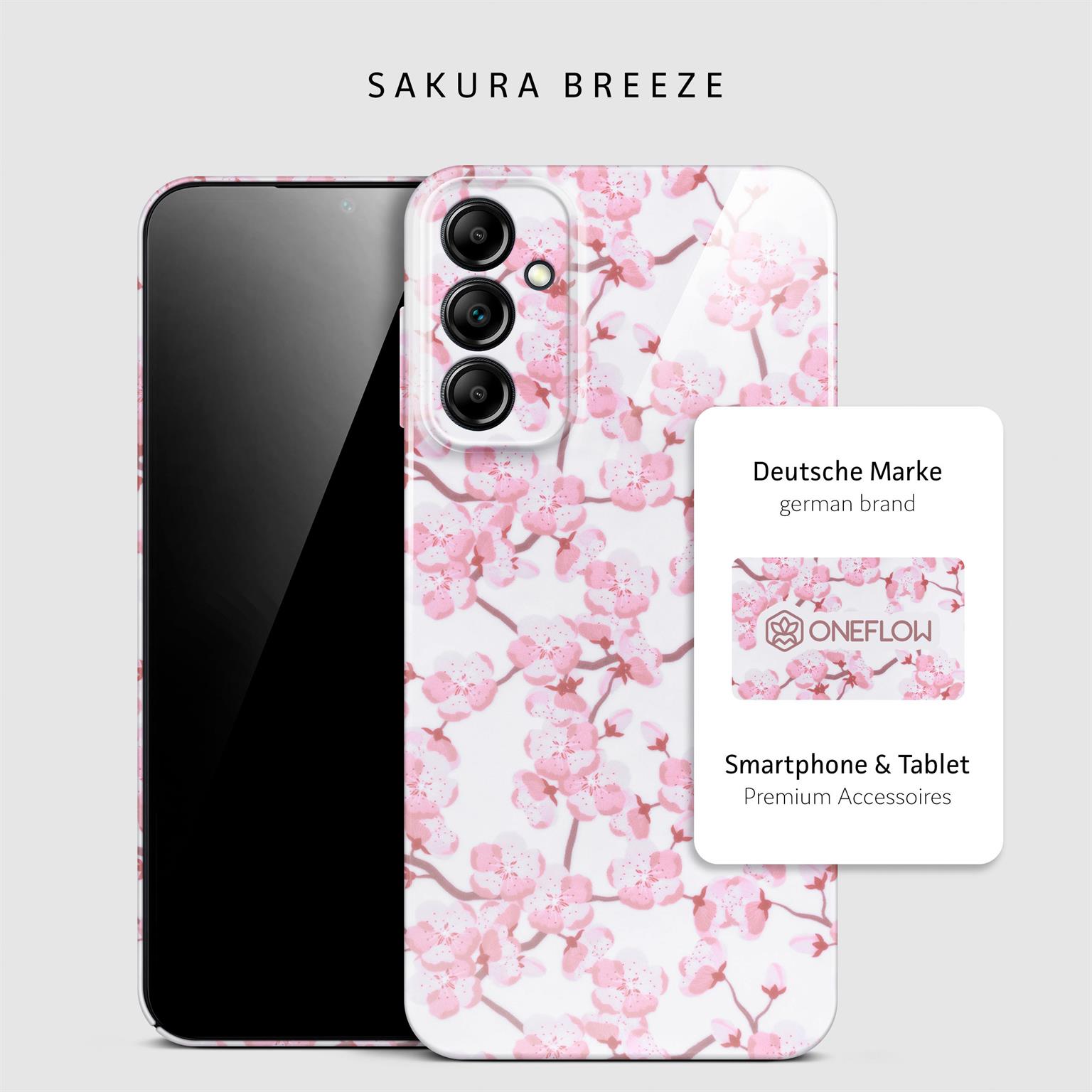 ONEFLOW Flower Cover Samsung Galaxy A14 5G Blumen Muster – Weiteres Produktbild 3