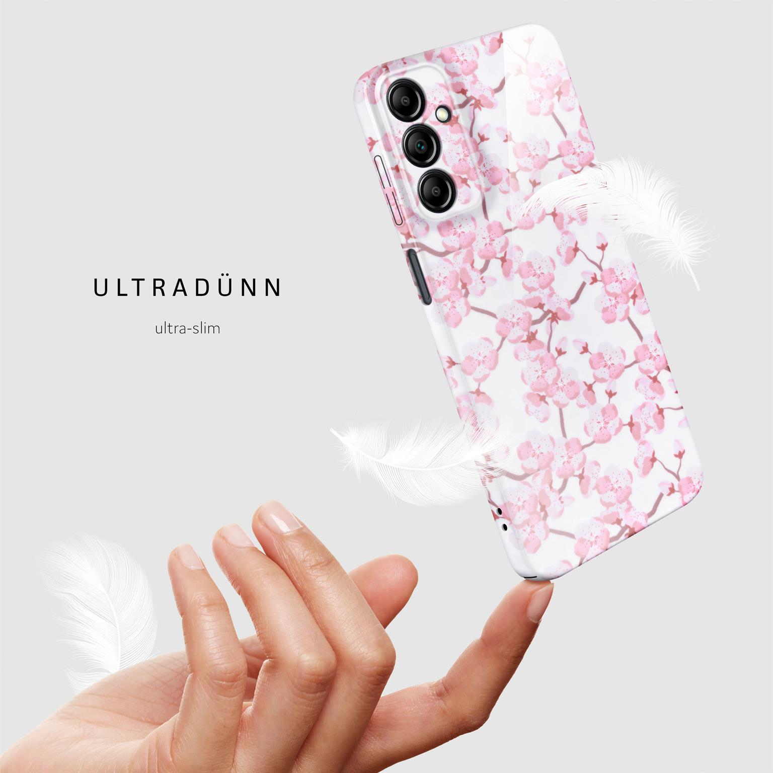 ONEFLOW Flower Cover Samsung Galaxy A14 5G Blumen Muster – Weiteres Produktbild 4
