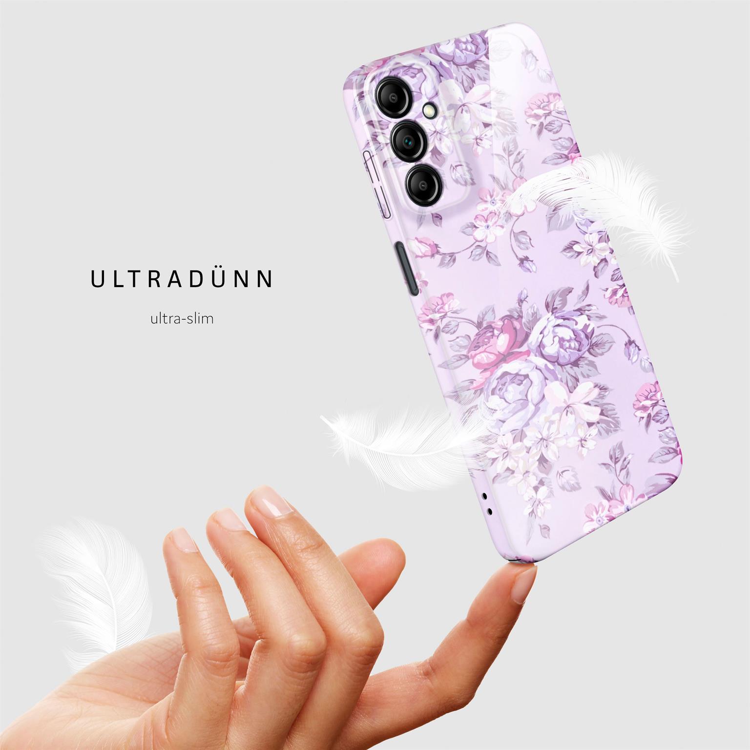 ONEFLOW Flower Cover Samsung Galaxy A14 5G Blumen Muster – Weiteres Produktbild 4