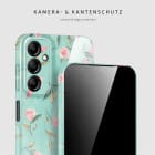 ONEFLOW Flower Cover Samsung Galaxy A14 5G Blumen Muster – Produktbild 2