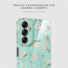 ONEFLOW Flower Cover Samsung Galaxy A14 5G Blumen Muster – Produktbild 7
