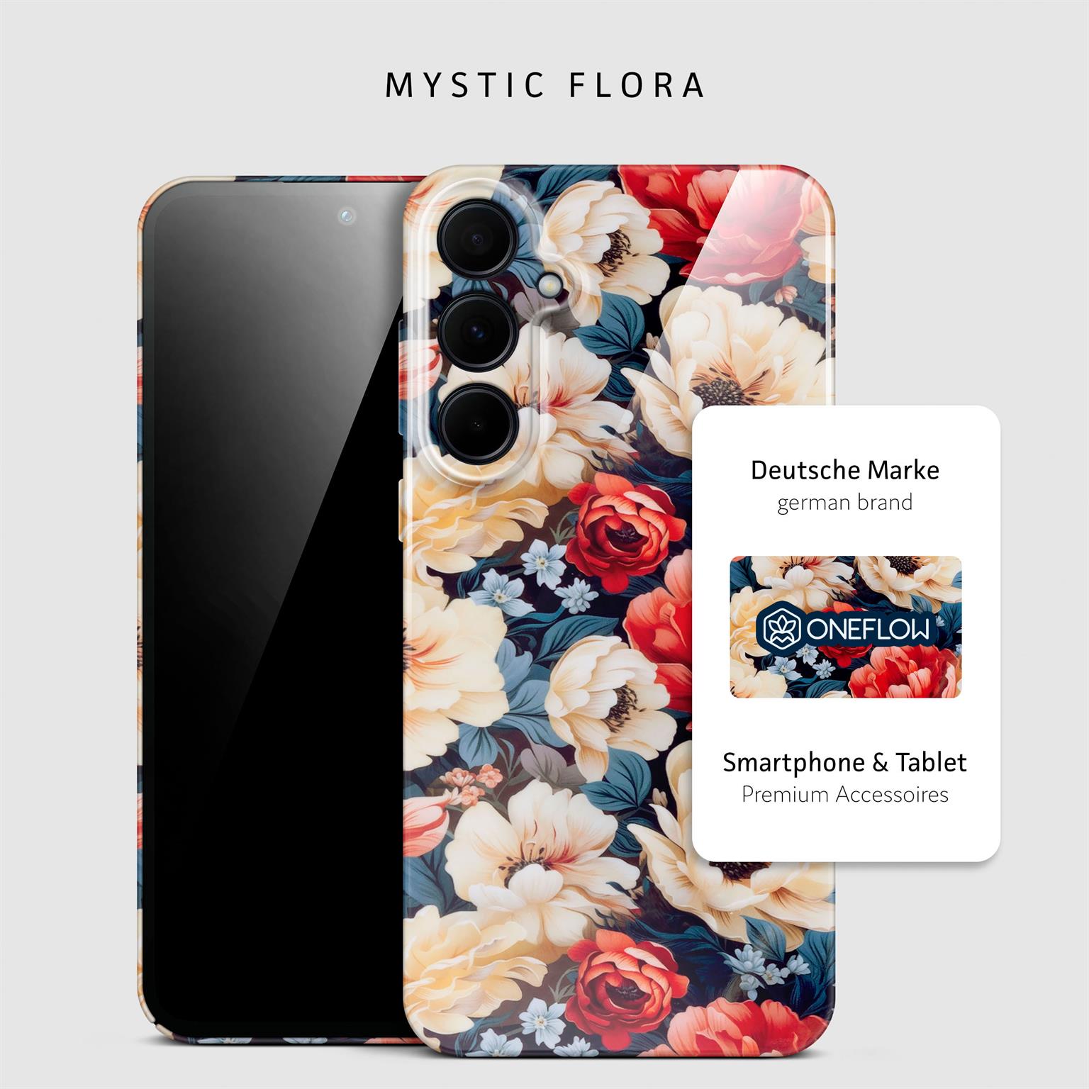 ONEFLOW Flower Cover Samsung Galaxy A35 5G Blumen Muster – Weiteres Produktbild 3