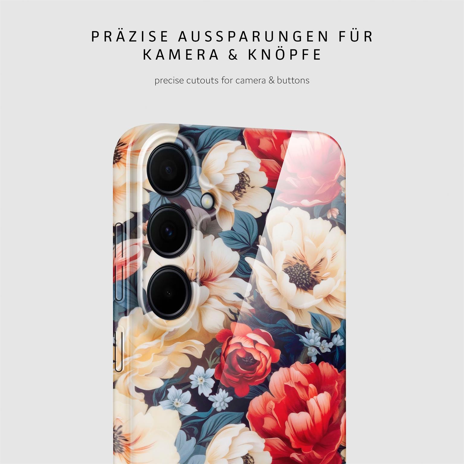 ONEFLOW Flower Cover Samsung Galaxy A35 5G Blumen Muster – Weiteres Produktbild 6